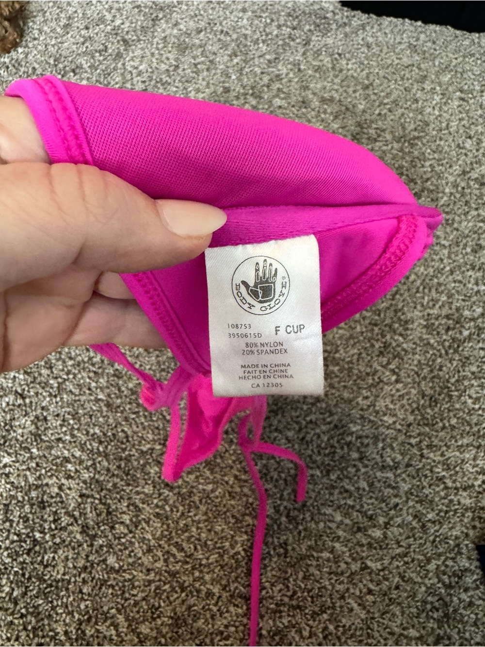 Body Glove F Cup Bikini Top - Picture 2 of 2